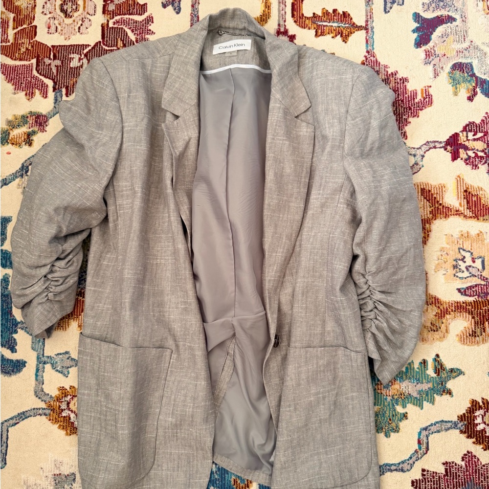 Calvin Klein Women's Gray Blazer